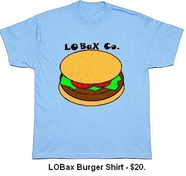 lobax burger t shirt