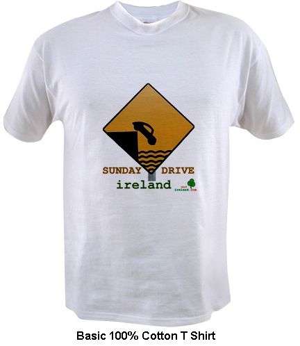 funny driving in Ireland t shirt